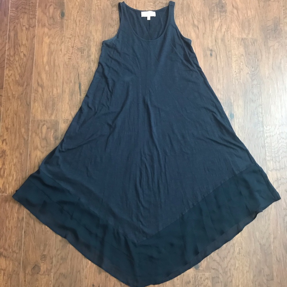 Philosophy Medium Sleeveless Dress Sheer Panel